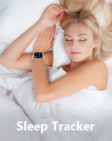 Smart Watch, 2.01” HD Smart Watches for Women, Fitness Tracker Watch with Blood Pressure/Heart Rate/Sleep Monitor, Bluetooth 5.2 Smartwatch for Android/iOS Phones, IP67 Waterproof Sport Watch (Pink)