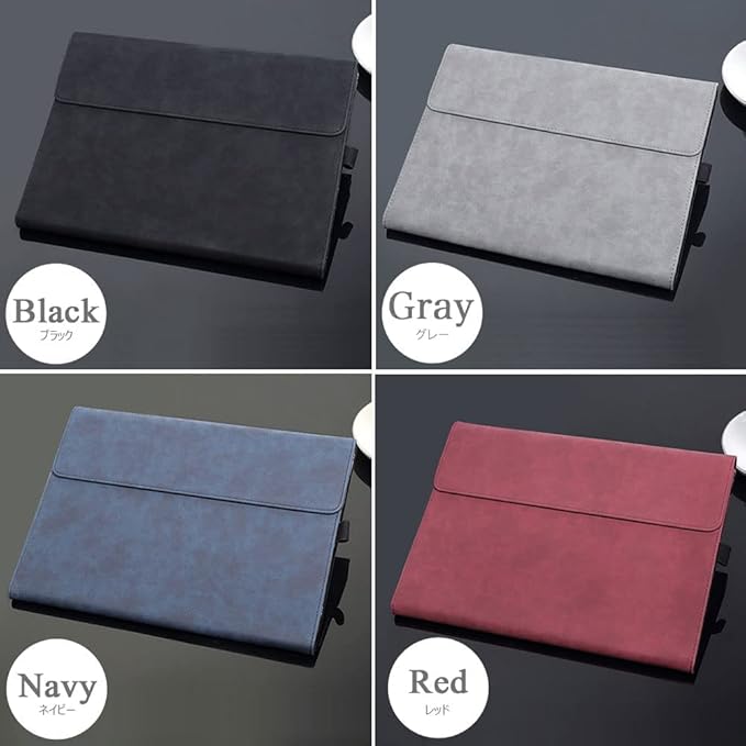 Protective Case for Surface Go4/3/2/1 Tablet,Surface Go Case with Stylus Holder,Compatible with Type Cover Keyboard, Slim Lightweight Business Cover, (Wine Red)