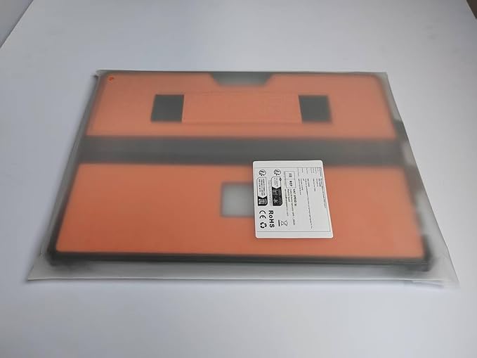 Case for 12.3" Microsoft Surface Pro 7+/7/6/5/4/Pro LTE Protective Rugged Cover Case, with Stylus Pen Holder and Hand Strap, Compatible with Type Cover Keyboard, Orange-red