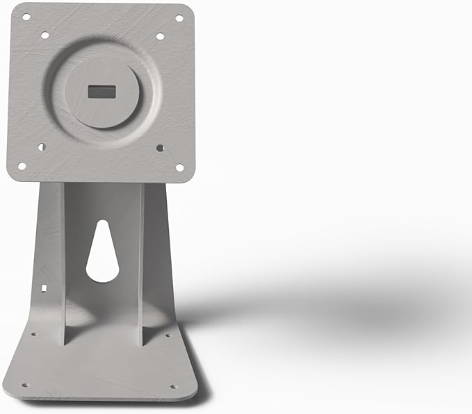 TABcare Anti-Theft Acrylic Case with 360 Rotate 180 Swivel Metal Desktop Stand & 90-Degree USB C Cable for Samsung Galaxy TAB Tablet (White, TAB A9+ 11)