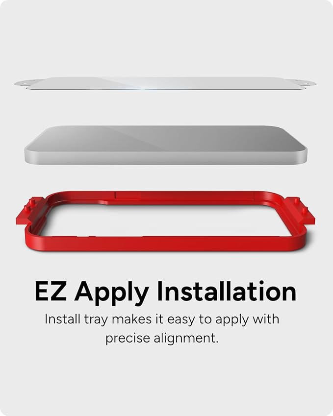 ZAGG Glass+ Samsung Galaxy A36 5G Screen Protector – Extreme Impact & Shatter Protection, Scratch-Resistant, Smudge-Resistant, Fingerprint Scanner Compatible, InvisibleShield, Easy Installation