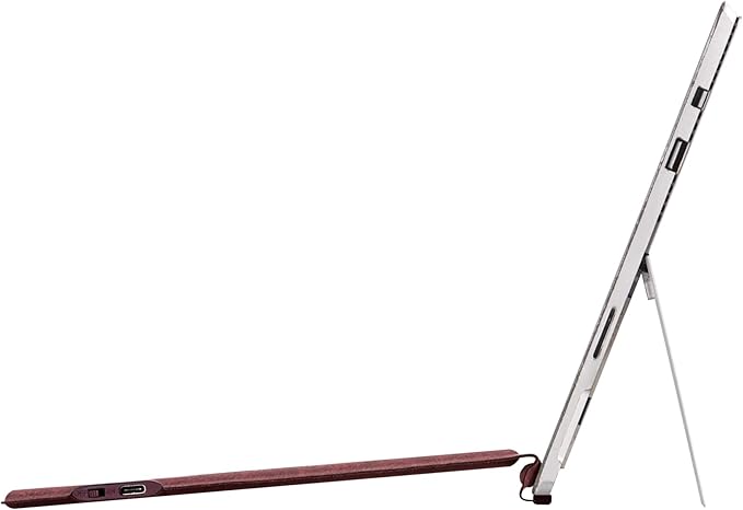 Type Cover for Microsoft Surface Pro 7+ / Pro 7 / Pro 6 / Pro 5 / Pro 4 / Pro 3, 12.3 inch, Ultra-Slim Wireless Tablet Keyboard with Multi Touchpad Bluetooch (Burgundy)