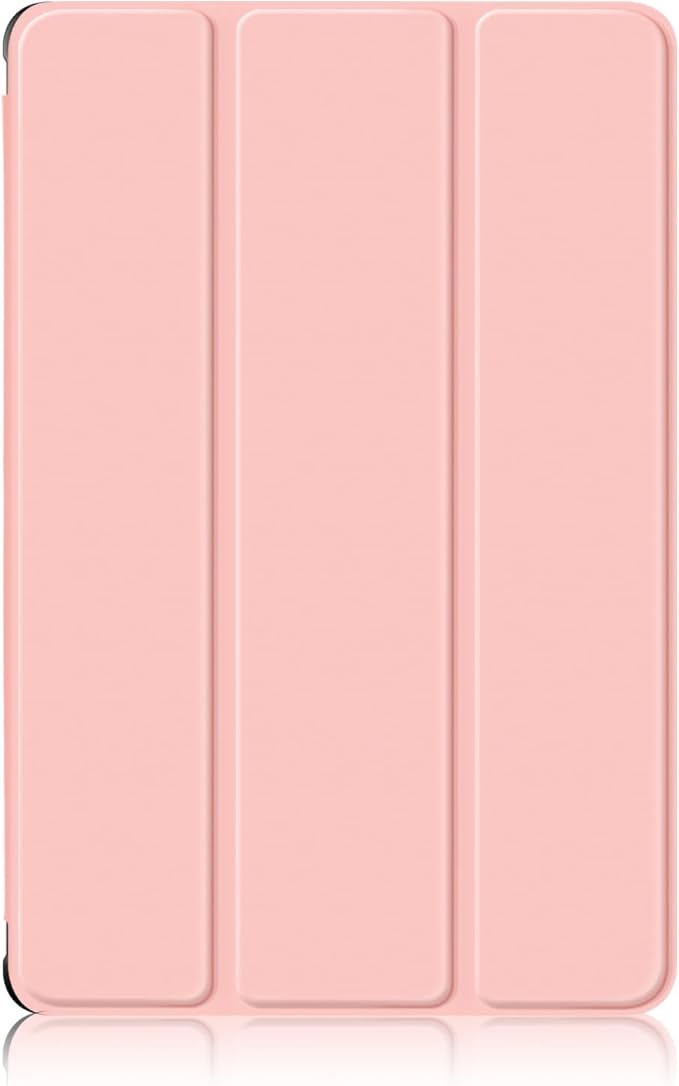 Case for Galaxy Tab A9+/A9 Plus 11 inch 2024,Shockproof Cover with Clear Transparent Back Shell Case for (SM-X210/X215/X216) Auto Wake/Sleep Function,Pink