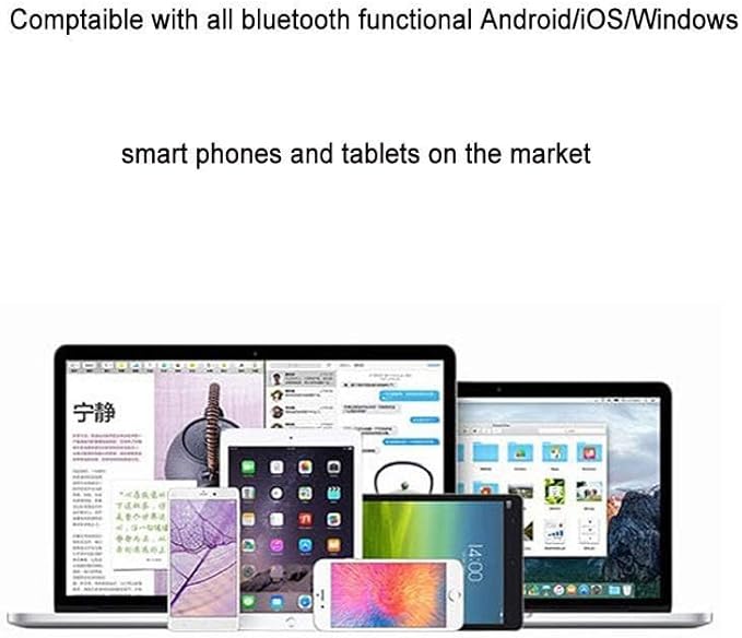 Bluetooth Earbud 10 Hrs Playtime, Single Wireless Earphone, Mini Driving Headset Hands-Free Car Headphone, Cell Phone Bluetooth Earpiece for iOS Android Smart Phones PC TV Audiobook