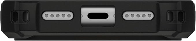 URBAN ARMOR GEAR UAG Designed for iPhone 17 Pro Case with Kickstand Plasma XTE - Compatible with MagSafe Transparent Military Grade Protective Cover, Black/Pop Orange