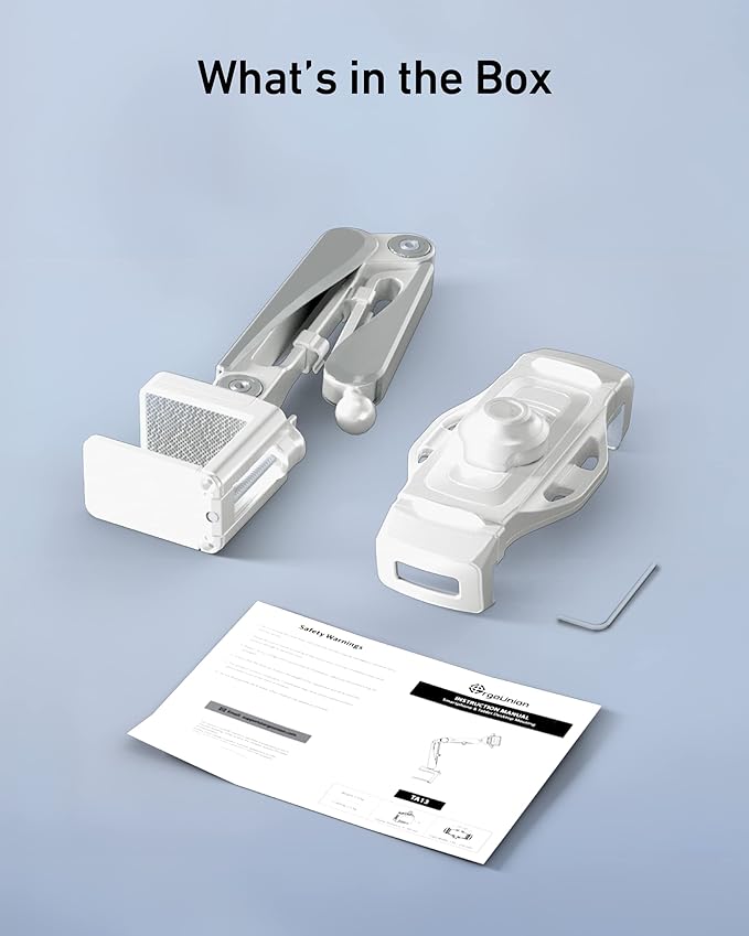 Phone & Tablet Mount with Cable Management, Tablet Holder for Desk/Headboard for Recording/Filming