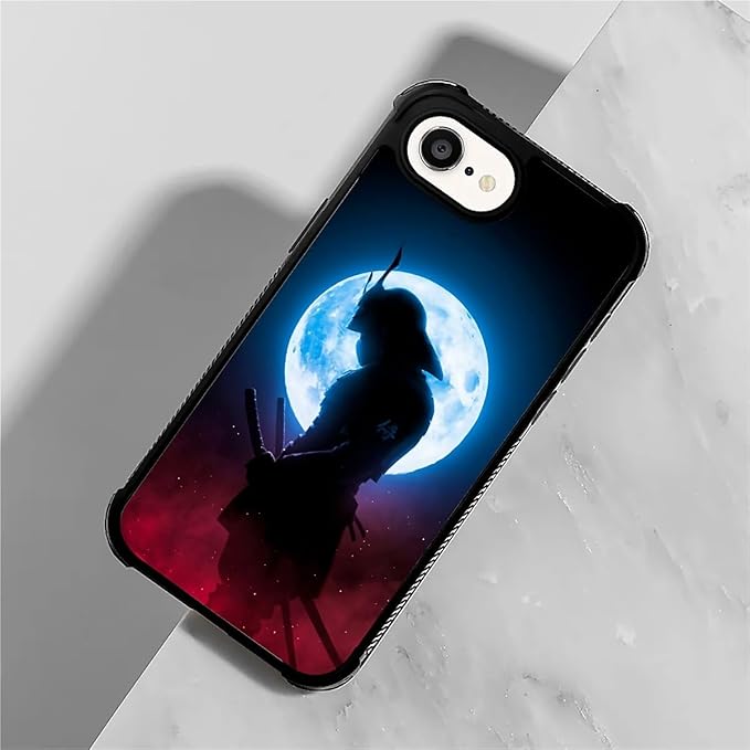 Compatible with iPhone 16e Case,Japan Samurai Phone Cover for Men/Women,Soft TPU Anti-Skid Thread and Four Corner Anti-Collision Protection Case Compatible with iPhone 16e 6.1inch