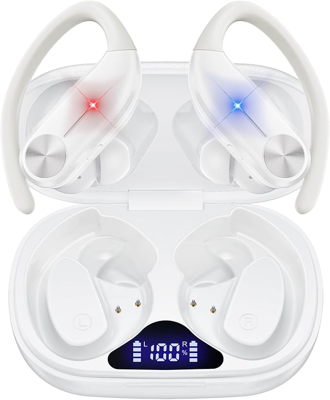 AI Translation Earbuds Real-Time : 144 Languages, Offline Mode, Noise Canceling, 60 Hours Battery - Seamless Translator Headphones for Travel Business Learning, iOS & Android Support