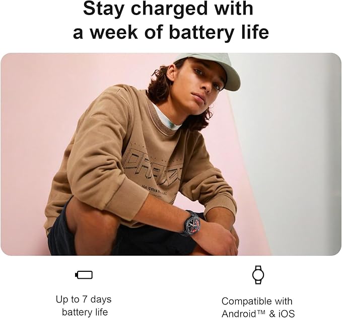 Fila Smart Watch (Answer/Make Calls), 1.32’’ IPS HD Full Touch Screen Smart Watches for Men Women with Sleep/Heart Rate Monitor, Fitness Watch, Activity Tracker with 100+ Sport Modes for Android iOS