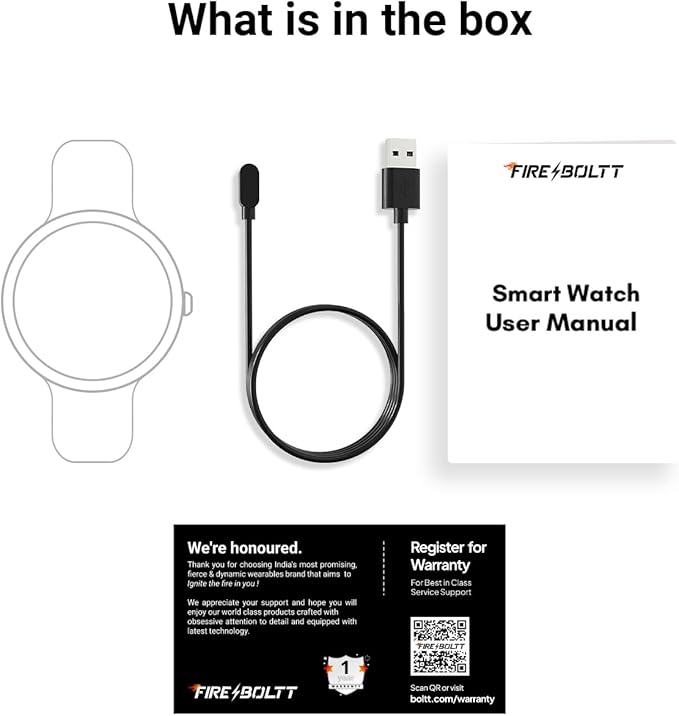 Fire-Boltt Phoenix Pro 35.3mm (1.39 inch) Bluetooth Calling Smart Watch, AI Voice Assistant, Metal Body with 120+ Sports Modes, SpO2, Heart Rate Monitoring (Black).