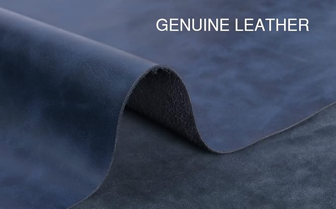 for Ipad (A16) 11th Gen 11 inch 2025 and Ipad 10th Gen 10.9 inch Case 2022 Genuine Leather Cover Protective Shell,Auto Wake/Sleep.Dark Blue