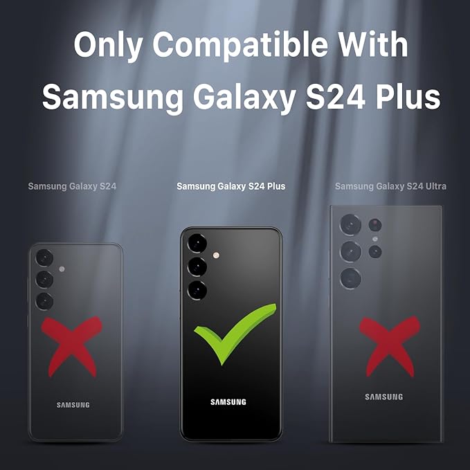 M MYBAT PRO Maverick Series for Samsung Galaxy S24 Plus Case with Belt Clip Holster, 6.7 inch, Heavy Duty Military Grade Drop Protective Case with 360° Rotating Stand (No Screen Protector) Army Green