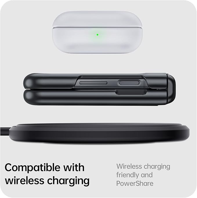 for Motorola Razr Plus 2023 case, Built-in Screen Protector & Hinge Protection & Ultra Thin Matte PC Shockproof Phone Cover Smartphone Case for Moto Razr Plus 2023 (Black)