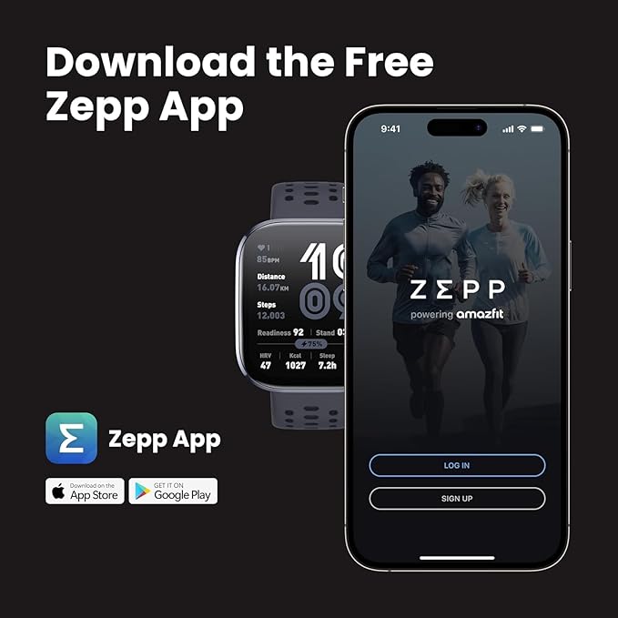 Amazfit Bip 6 Smart Watch 46mm, 14 Day Battery, 1.97" AMOLED Display, GPS & Free Maps, AI, Bluetooth Call & Text, Health, Fitness & Sleep Tracker, 140+ Workout Modes, 5 ATM Water-Resistance, Blush