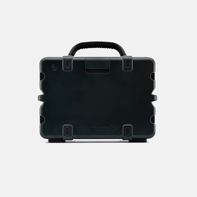 Turtlebox Original Gen 3: Portable Outdoor Bluetooth Speaker – Ultra-Loud (120dB), Waterproof (IP67), Rugged, Impact-Resistant, 3-Day Battery | Party Mode: Unlimited Pairing Stereo, Green/Burnt Orange