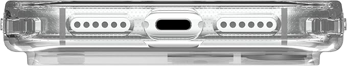 URBAN ARMOR GEAR UAG Designed for iPhone 17 Pro Max Case Plyo - Compatible with MagSafe Transparent Military Grade Protective Cover, Ice/Silver