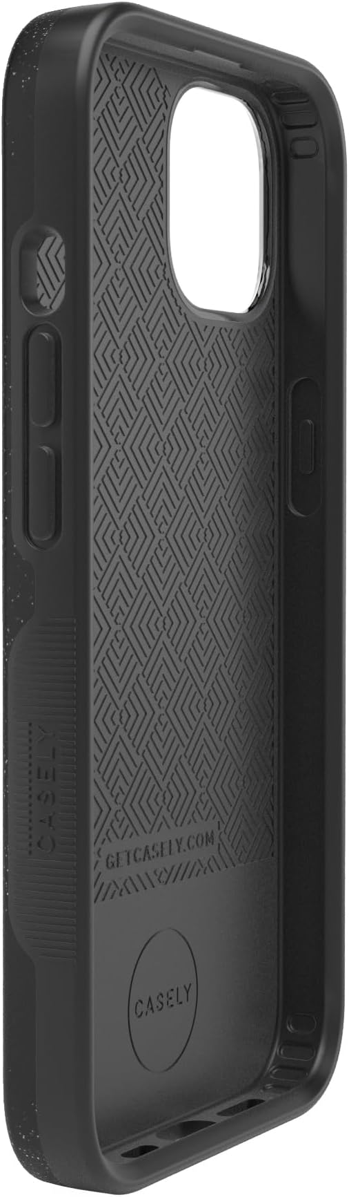 Casely iPhone 14 Case | Midnight Onyx | Black Shimmer | Compatible with MagSafe | Bold Protective Design