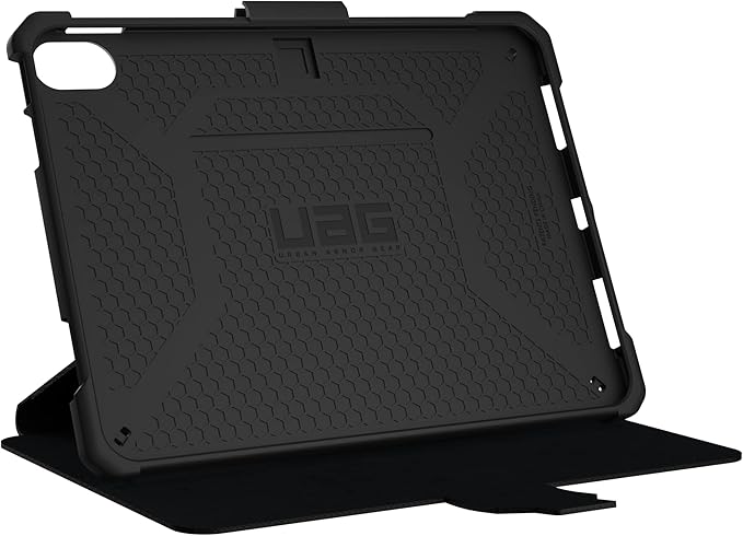 URBAN ARMOR GEAR UAG Designed for iPad 11" A16 11th Gen 2025, 10.9" 10th Gen 2022 Case A3354 A3355 A2696 Rugged Heavy Duty Protective Folio Cover w/Adjustable Stand & Pencil Holder, Metropolis Black