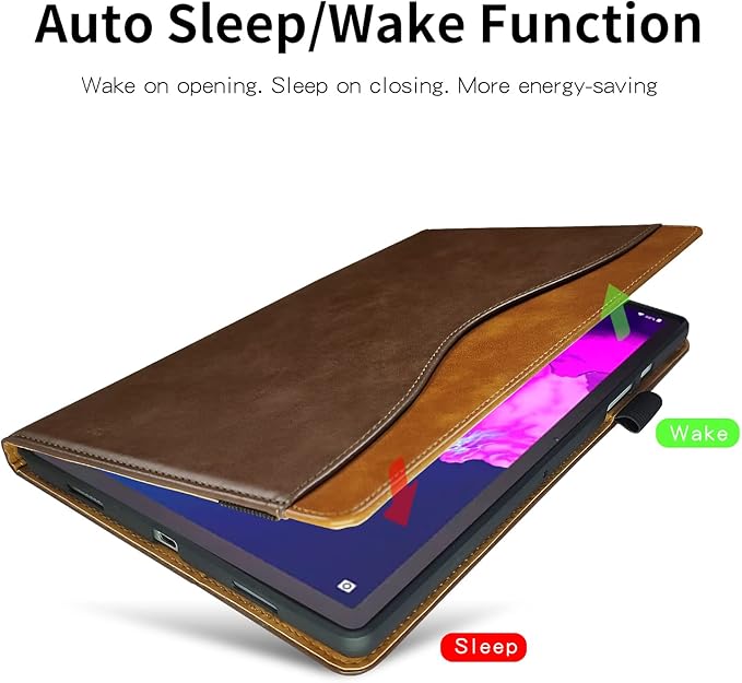 Case for Lenovo Tab P11 2nd Gen/Xiaoxin Pad Plus 2023 11.5" TB350FU/TB350XU case Bussiness Premium PU Leather Stand Folding Folio Cover for Lenovo Tab P11 2nd Gen 11.5 inch -Brown