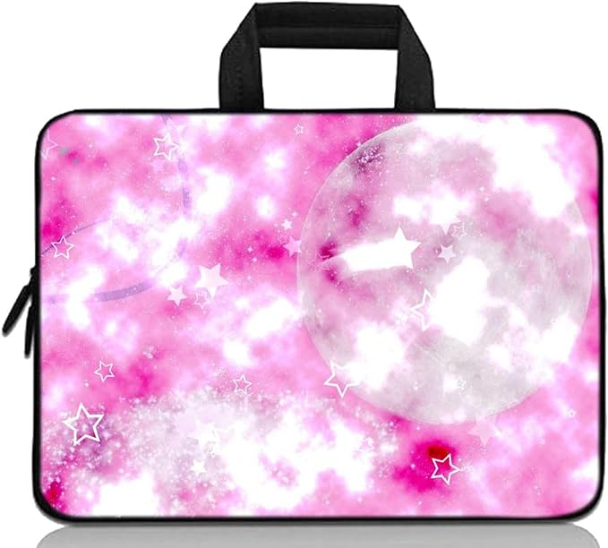 11" 11.6" 12" 12.1" 12.5" inch Laptop Carrying Bag Chromebook Case Notebook Ultrabook Bag Tablet Cover Neoprene Sleeve Fit Apple MacBook Air Samsung Google Acer HP DELL Lenovo Asus(Pink Dreamy)