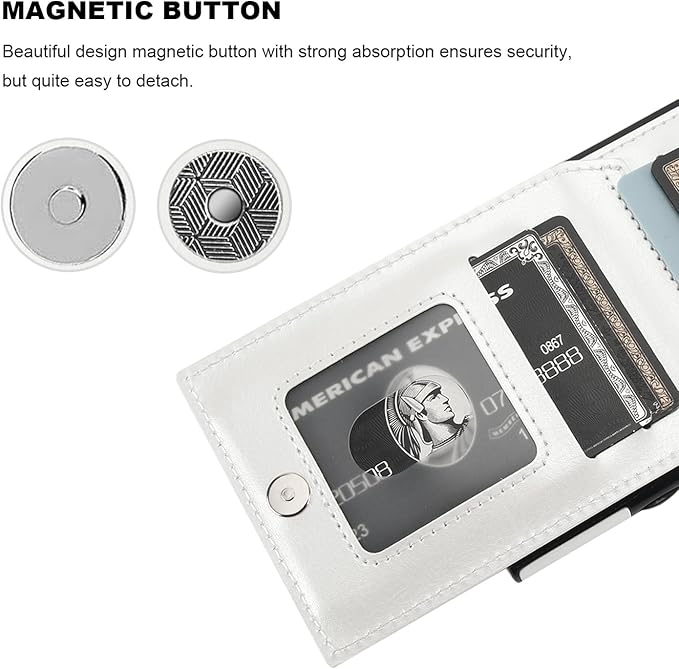 KIHUWEY Samsung Galaxy S24 Ultra 6.8'' Cellular Phone Case, Flip Leather Wallet with Card Holder, Magnetic Clasp, Kickstand, Heavy Duty Protective Cover (White)