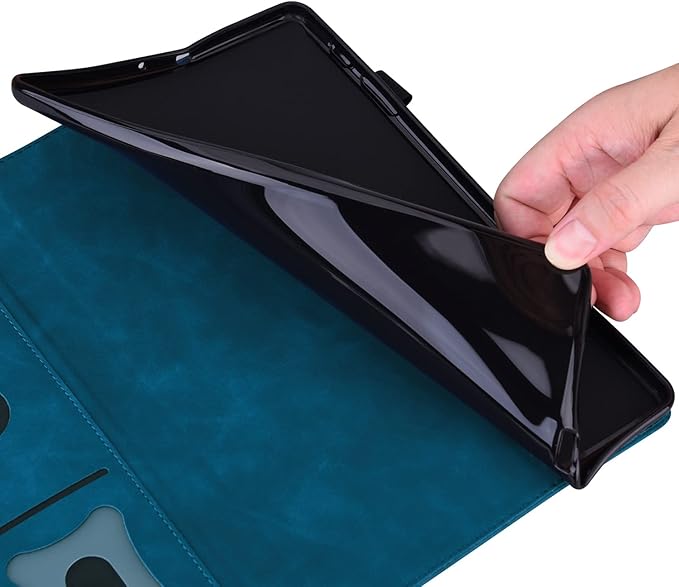 Case for Lenovo Tab P11 (2nd Gen) 11.5 inch/Pad Plus 2023 Magnetic PU Leather Folio Stand Shell Cover Foldable Card Holder Multi-Angle Lenovo Tab P11 Gen2 Tablet 2023 11.5",Peacock Blue