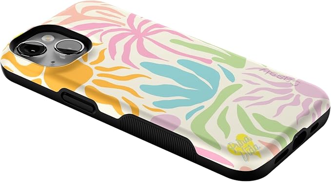 Casely iPhone 14 Case | Oasis | Pura Vida Floral | Compatible with MagSafe | Bold Protective Design