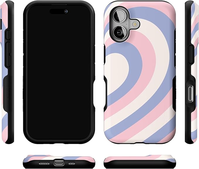 Casely iPhone 17 Case | Half of My Heart (Right) | Friendship | Bold Protective Design | Compatible with MagSafe