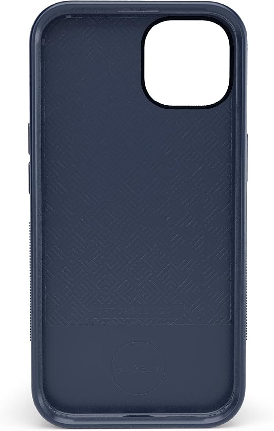 Casely iPhone 14 Case | Rose to Fame | Blue & White Rose Floral | Compatible with MagSafe | Bold Protective Design