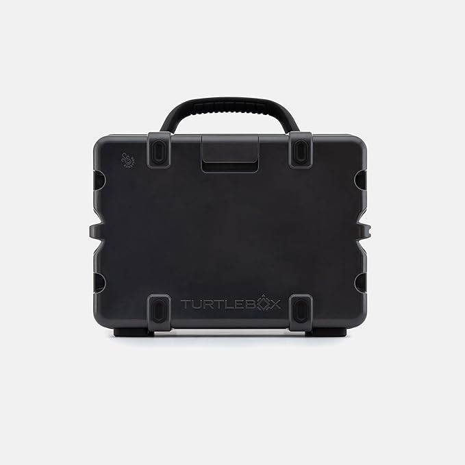 Turtlebox Original Gen 3: Portable Outdoor Bluetooth Speaker – Ultra-Loud (120dB), Waterproof (IP67), Rugged, Impact-Resistant, 3-Day Battery | Party Mode: Unlimited Pairing Stereo, Gray/Seafoam