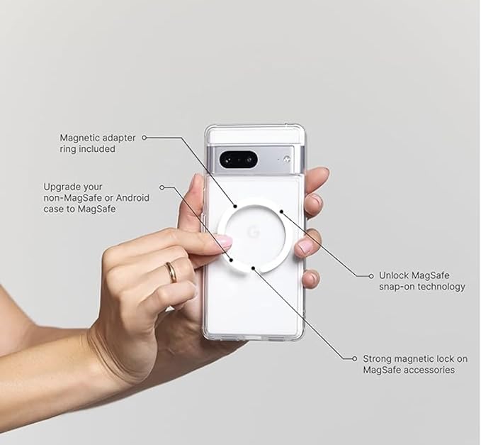 PopSockets Phone Grip for MagSafe with Kickstand, Magnetic Stand, Swappable Top, Secure Hold for iPhone MagSafe Cases, Phone & Tablet Grip, Batman - Translucent Bat Symbol