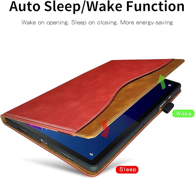 TIPOYOPOO Case for Lenovo Tab P11(TB-J606F/J606X)/Tab P11 Plus (TB-J616F/J616X) 11 inch Business Slim PU Leather Protective Case Shell with Card Holder Folio Stand Cover for Lenovo Tab P11 /P11+ 11"