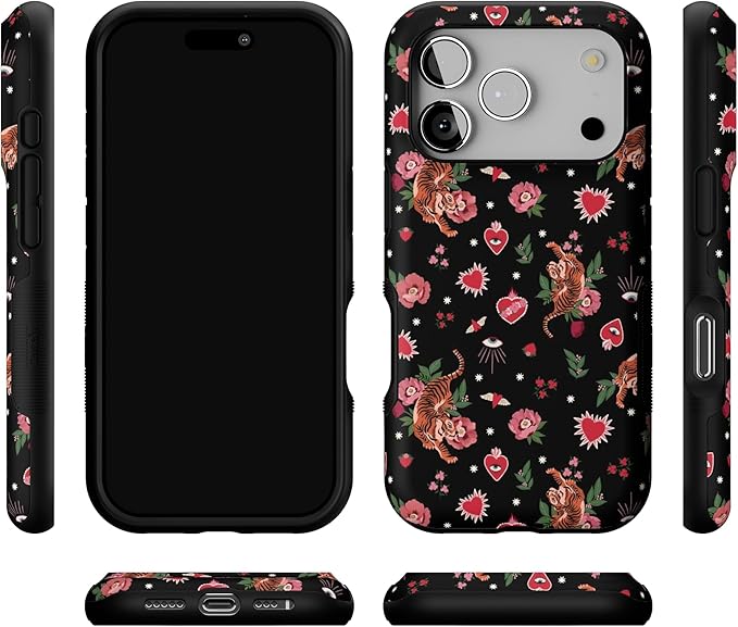 Casely iPhone 17 Pro Case | Wild at Heart | Tiger | Bold Protective Design | Compatible with MagSafe
