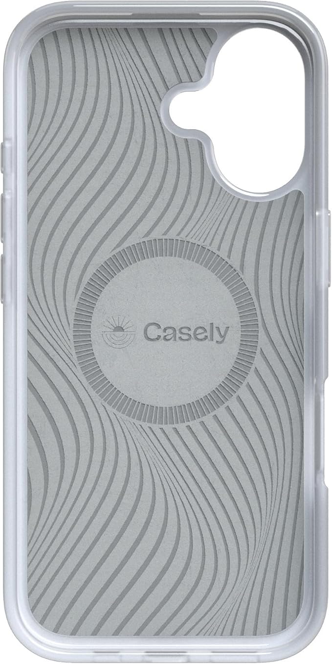 Casely iPhone 17 Case | Full Bloom | Navy Floral | Compatible with MagSafe | Classic Ultra Slim Design