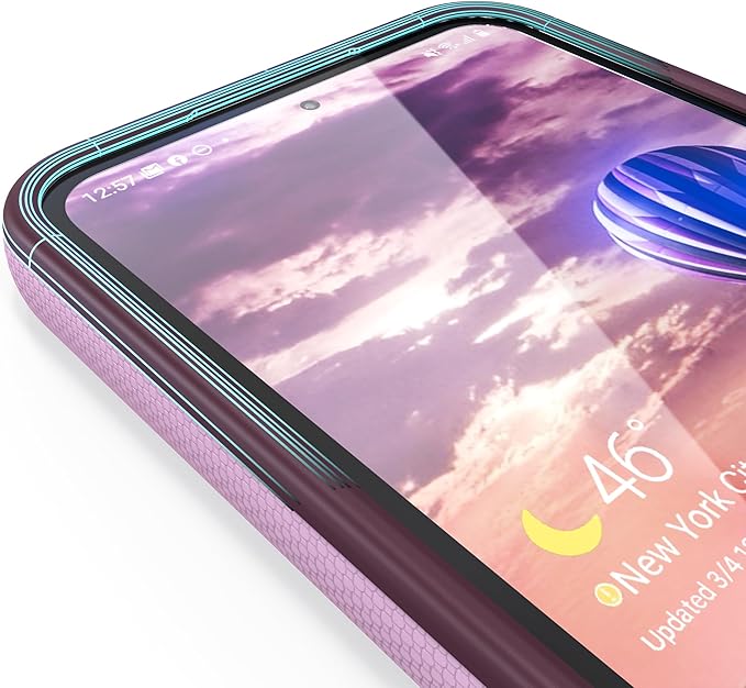 Crave Dual Guard Compatible with Samsung Galaxy S23 FE Case - Shockproof Protection with Dual Layer Design, Lilac