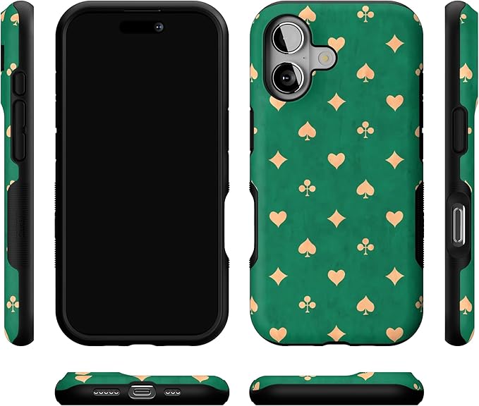 Casely iPhone 17 Case | Royal Flush | French Deck | Bold Protective Design | Compatible with MagSafe