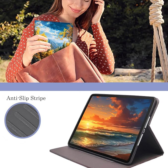 Case for Samsung Galaxy Tab A9+ 11 Inch 2023 Release (SM-X210/X216/X218), Adjustable Stand Auto Wake/Sleep Smart Case for Galaxy Tab A9 Plus Tablet - Mountain Forest