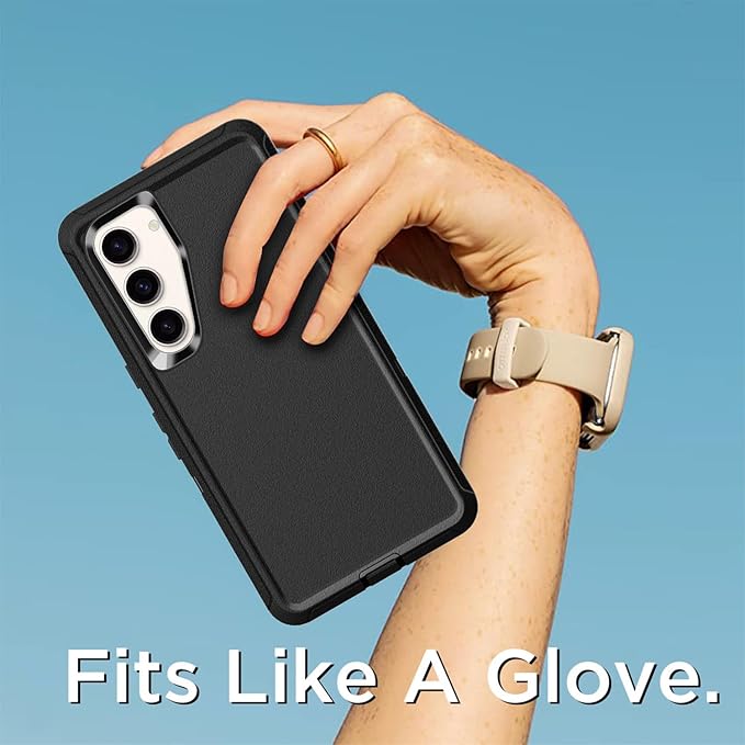 AICase Belt-Clip Holster Case for Samsung Galaxy S25 Plus 6.7",Heavy Duty Drop Protection Full Body Rugged Shockproof/Drop Proof/DustProof Military Grade Tough Durable Cover for S25 Plus 2025