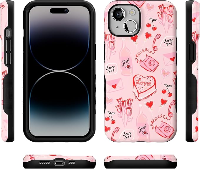 Casely iPhone 14 Case | That's Amore | Valentine's | Compatible with MagSafe | Bold Protective Design