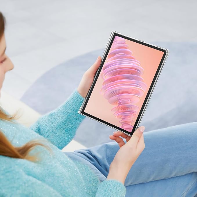 Fintie Case for Lenovo Tab Plus (TB351FU) 11.5 inch 2024 Tablet - Transparent Soft TPU Case, Shockproof Anti-Scratch Cover, Transparent