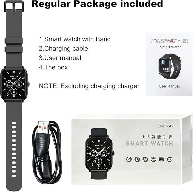 Smart Watches for Women,Fitness Tracker of Android Smart Watch,Heart Rate/Blood Oxygen/Sleep Monitoring,IP68 Waterproof Smartwatch for iPhone Samsung,Men's Smart Watch with Make/Answer Call