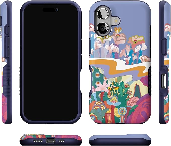 Casely iPhone 17 Case | Beneath The Waves | The Beatles Yellow Submarine | Bold Protective Design | Compatible with MagSafe