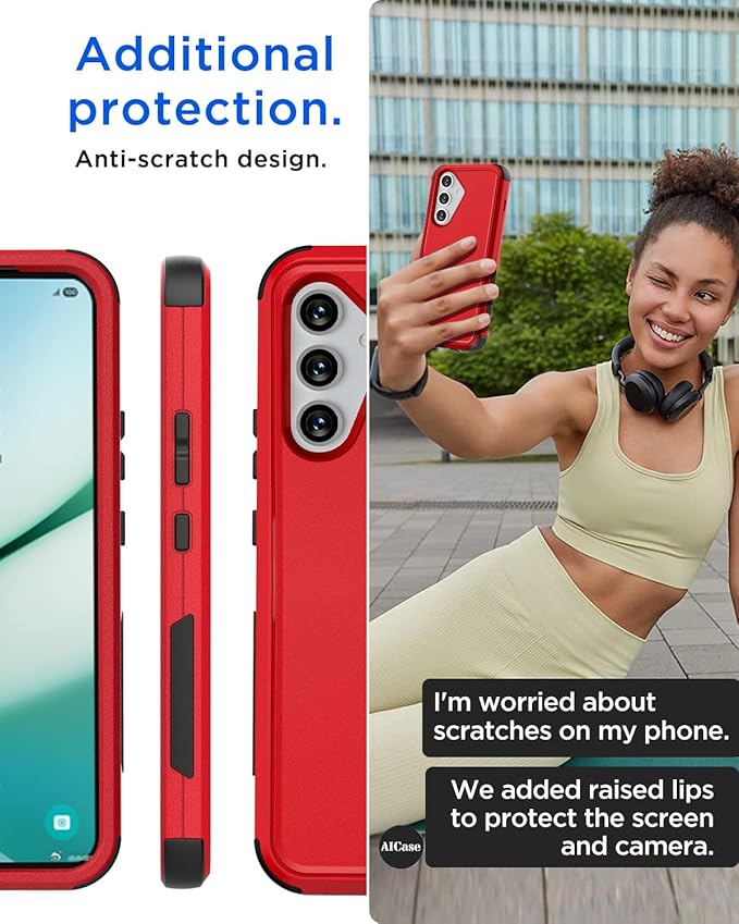 AICase for Samsung Galaxy S25 Case,3-Layer Heavy Duty Pocket-Friendly Rugged Durable Military Grade Protection Shockproof/Drop Proof/Dust Proof Protective Cover for Samsung Galaxy S25 2025_5