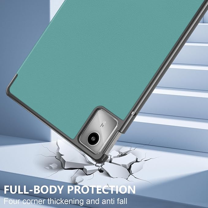Case Compatible with Lenovo Tab M11 2023 TB-330FU / Lenovo Xiaoxin Pad 2024 TB-331FC 11 Inch Tablet,Slim Lightweight Trifold PC Cover with Auto Wake/Sleep Function,Green