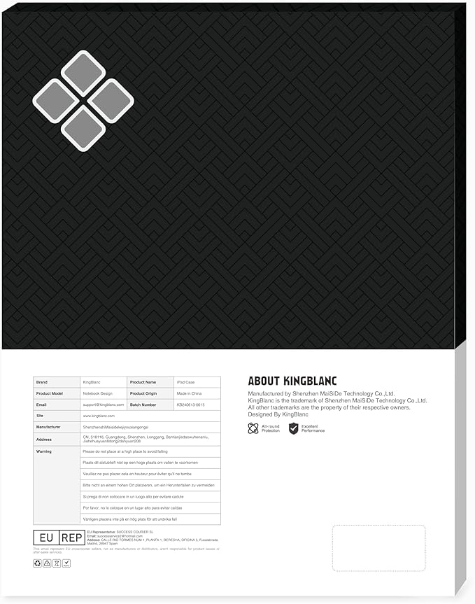 KingBlanc for iPad Air 11-inch Case M3 (2025) / M2 (2024), iPad Air 5th/4th Generation (2022/2020, 10.9") with Pencil Holder, Vegan Leather Stand Cover, Auto Sleep Wake, Viewing/Typing Angle, Beige