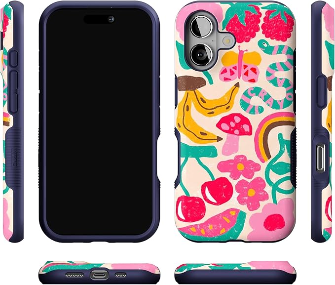 Casely iPhone 17 Case | Doodle Bug | Crayola Crayon | Bold Protective Design | Compatible with MagSafe