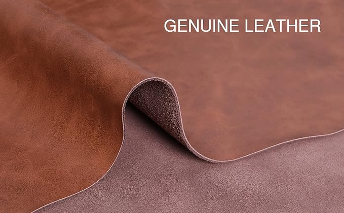 for Microsoft Surface Pro 4/5/6/7/7 Plus + 12.3 inch Case 2015/2017/2018/2019/2021 Genuine Leather Cover Protective Shell Compatible with Type Cover Keyboard and Pencil Holder.Brown