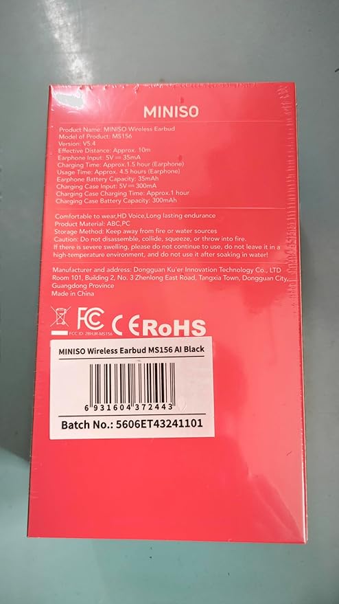 MINISO Al Translation True Wireless OWS Headphones MS156, Support 135 Languages Bluetooth Open Ear Earphones, Long Battery Life HiFi Stereo Sound Wireless Earhooks Headset for Sport