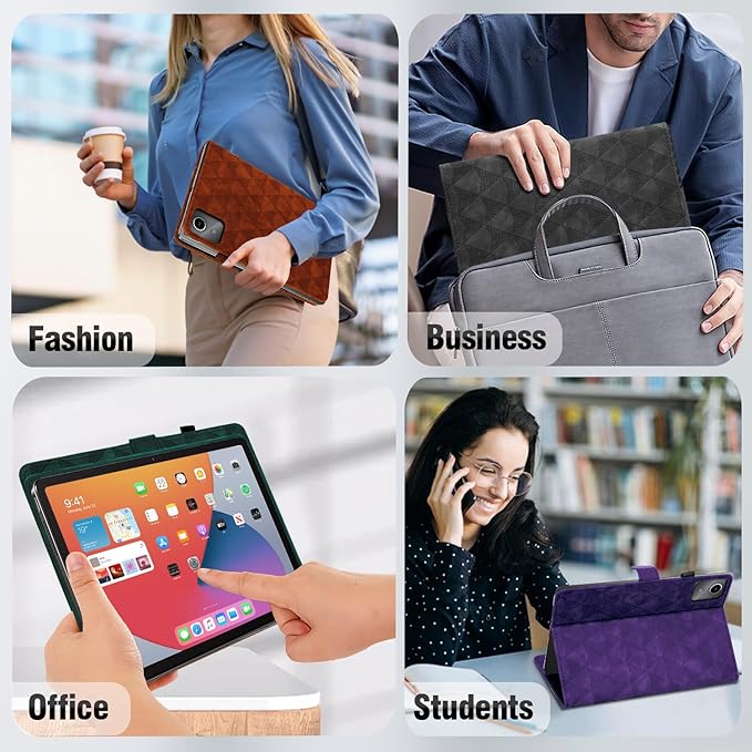 Tablet Case for Lenovo Tab M11 11" 2024 TB330FU Premium TPU Stand Cover with Card Slot 11 Inch Case (Green)