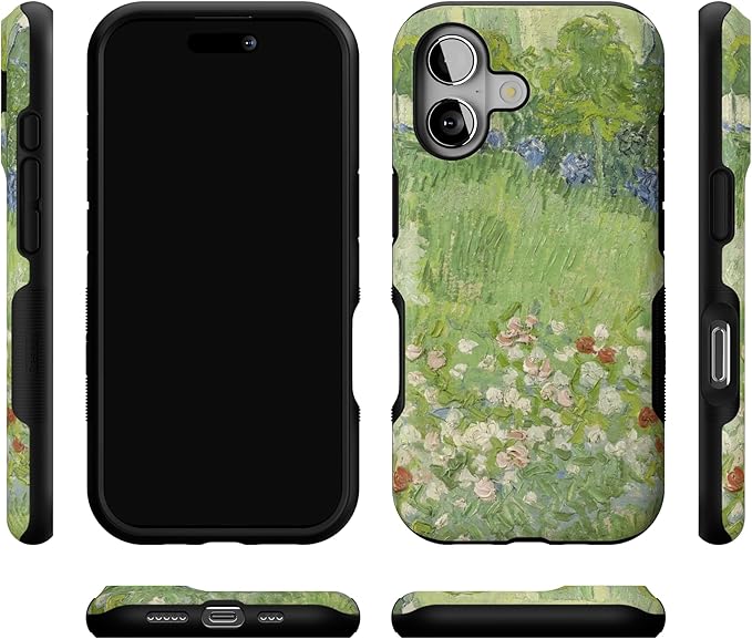 Casely iPhone 17 Case | Van Gogh | Vincent's Admired Garden | Bold Protective Design | Compatible with MagSafe